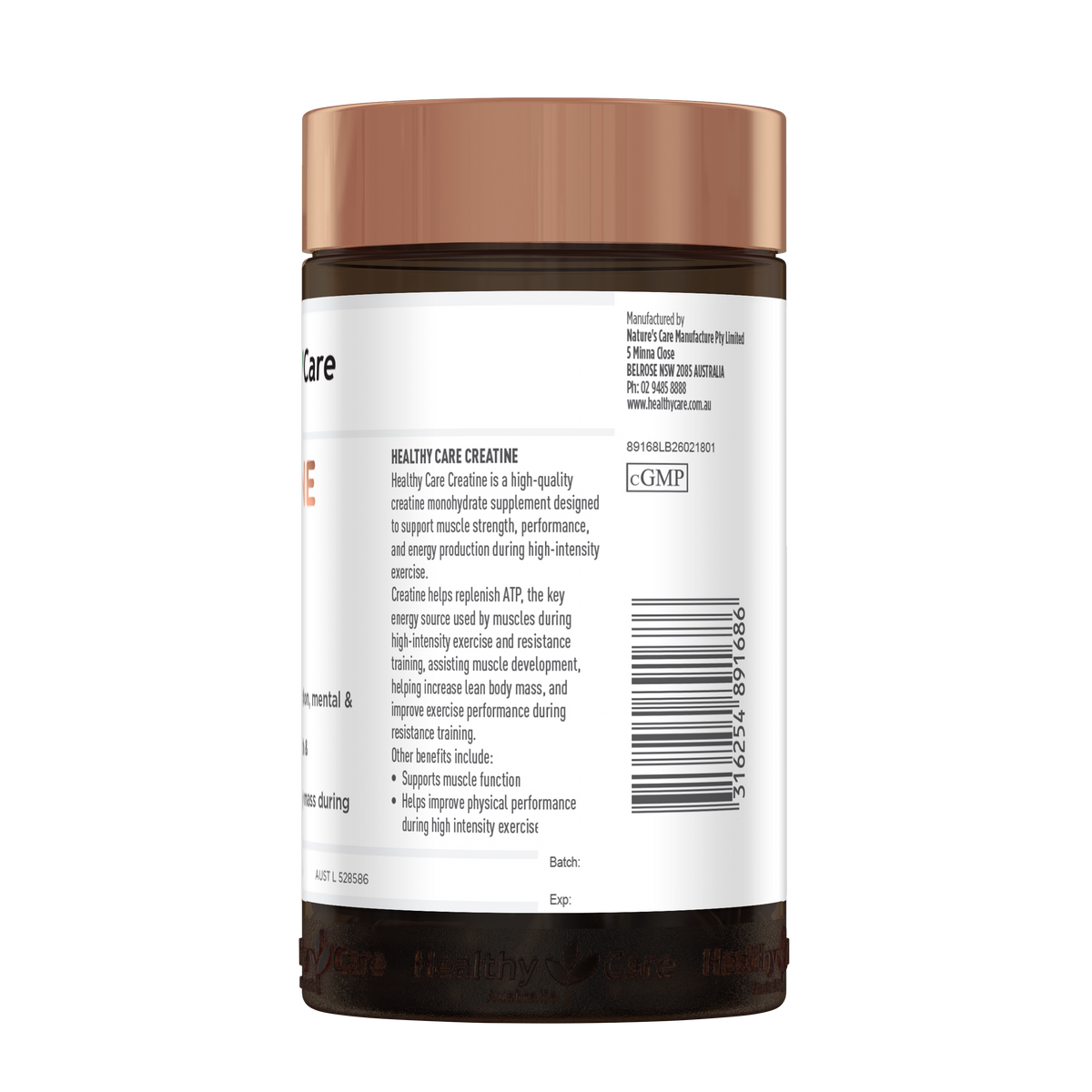 Healthy Care Creatine 1000mg - 120 Tablets