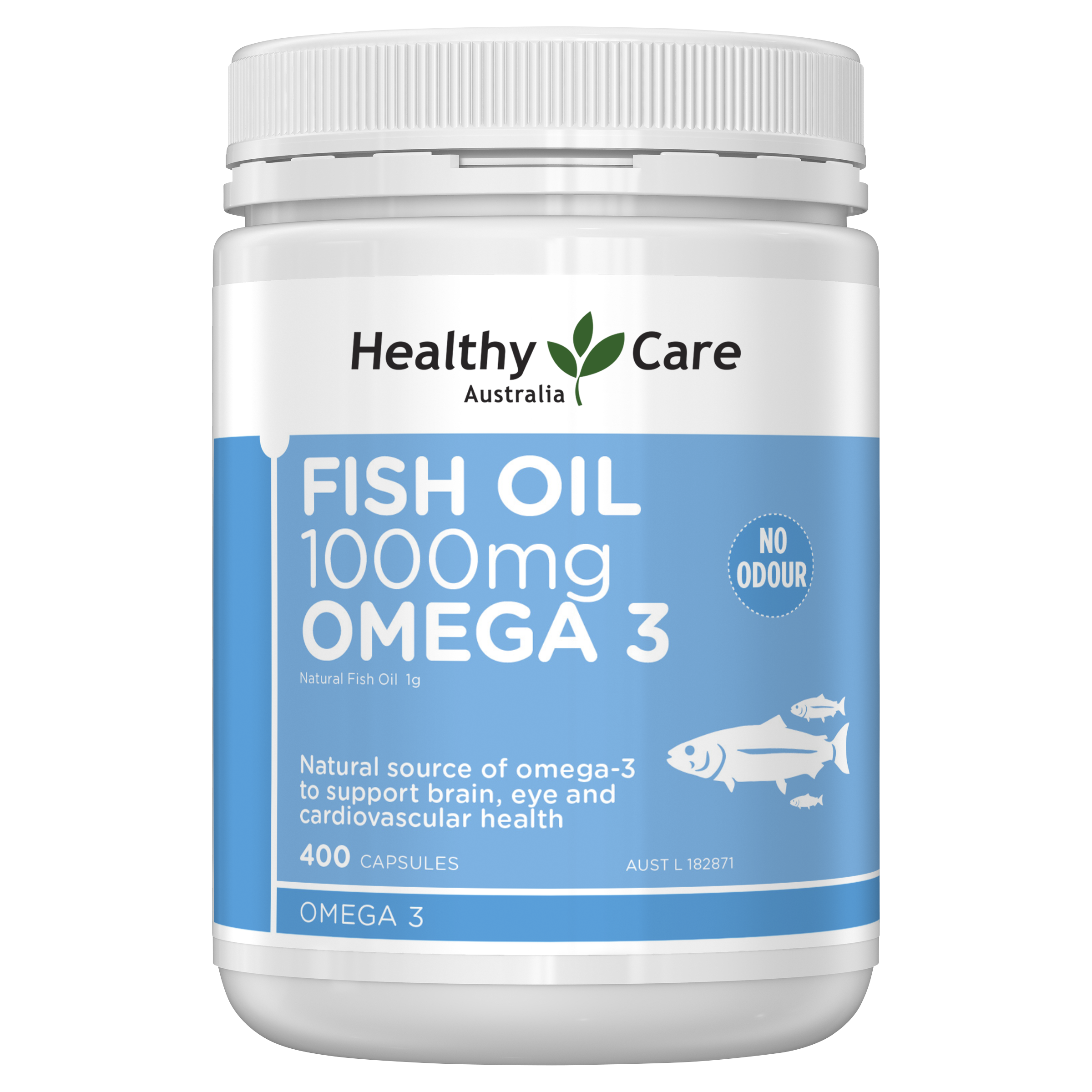 Healthy Care Fish Oil 1000mg Omega 3 400 capsules Healthy Care