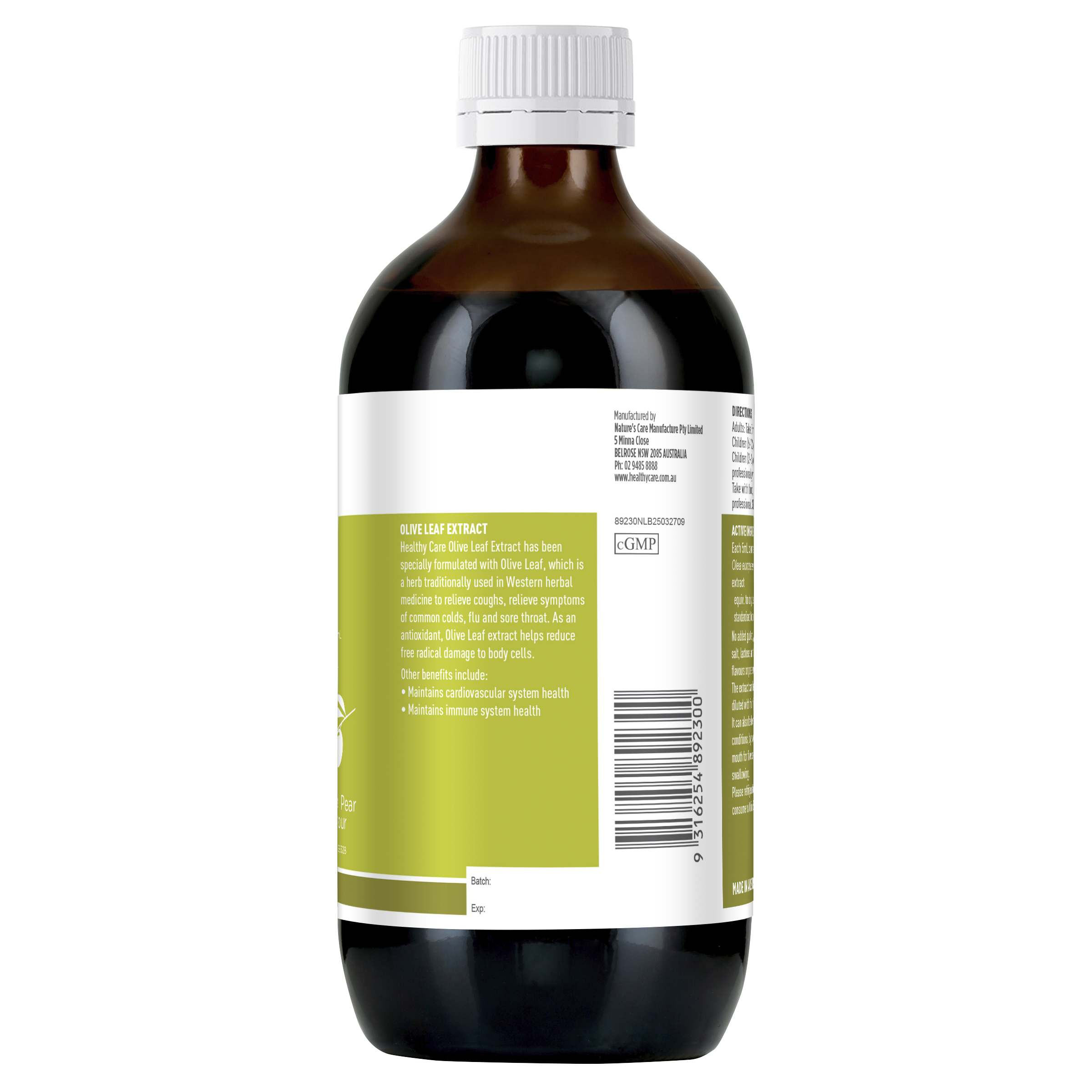 Ekstrak Daun Zaitun Perisa Pear 500mL