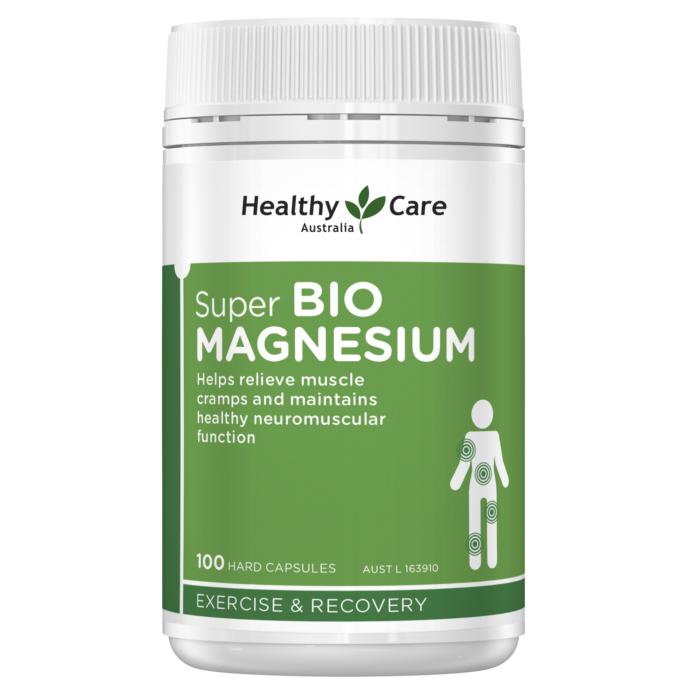 Healthy Care Super Bio Magnesium - 100 Capsules