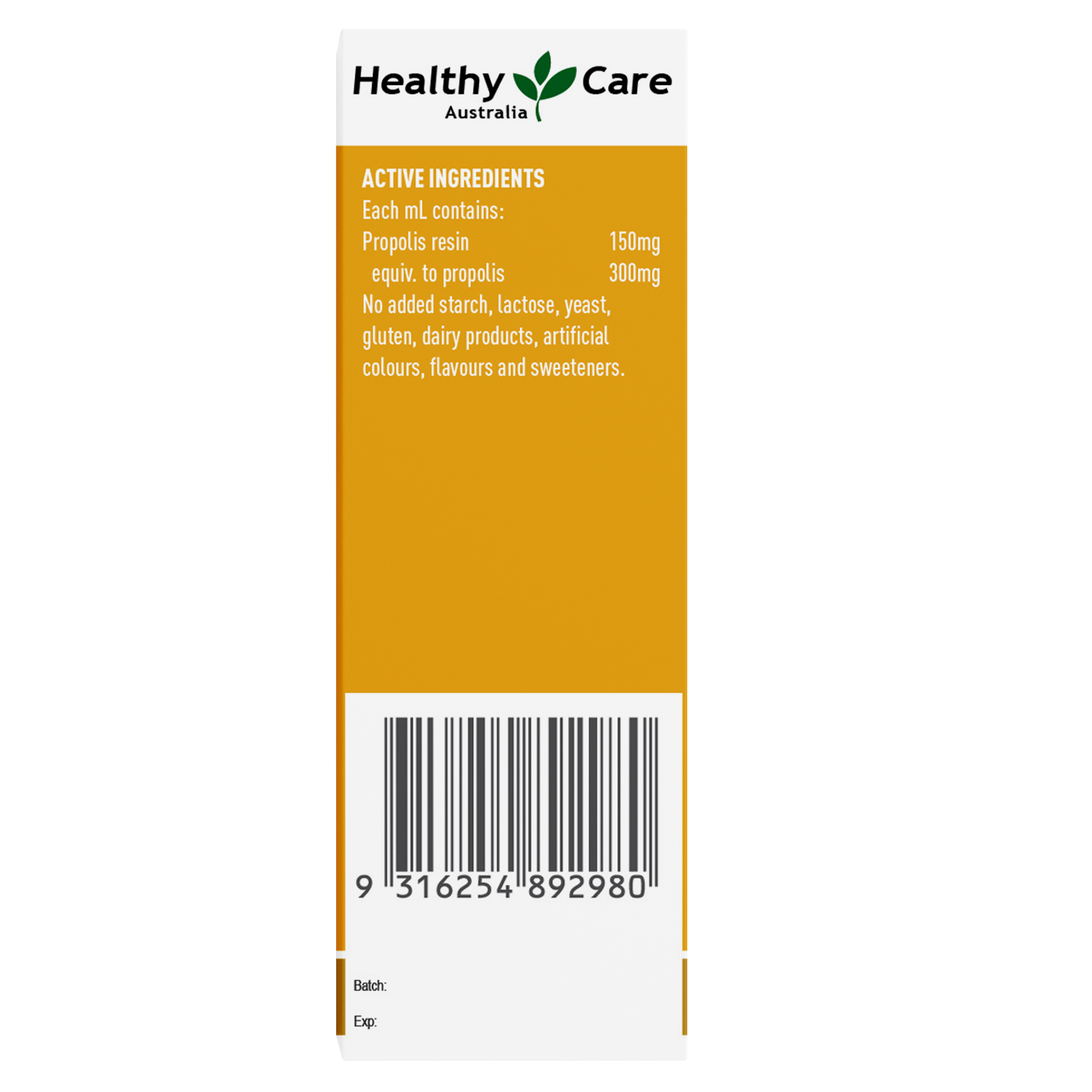 Ekstrak Cecair Propolis Tanpa Alkohol