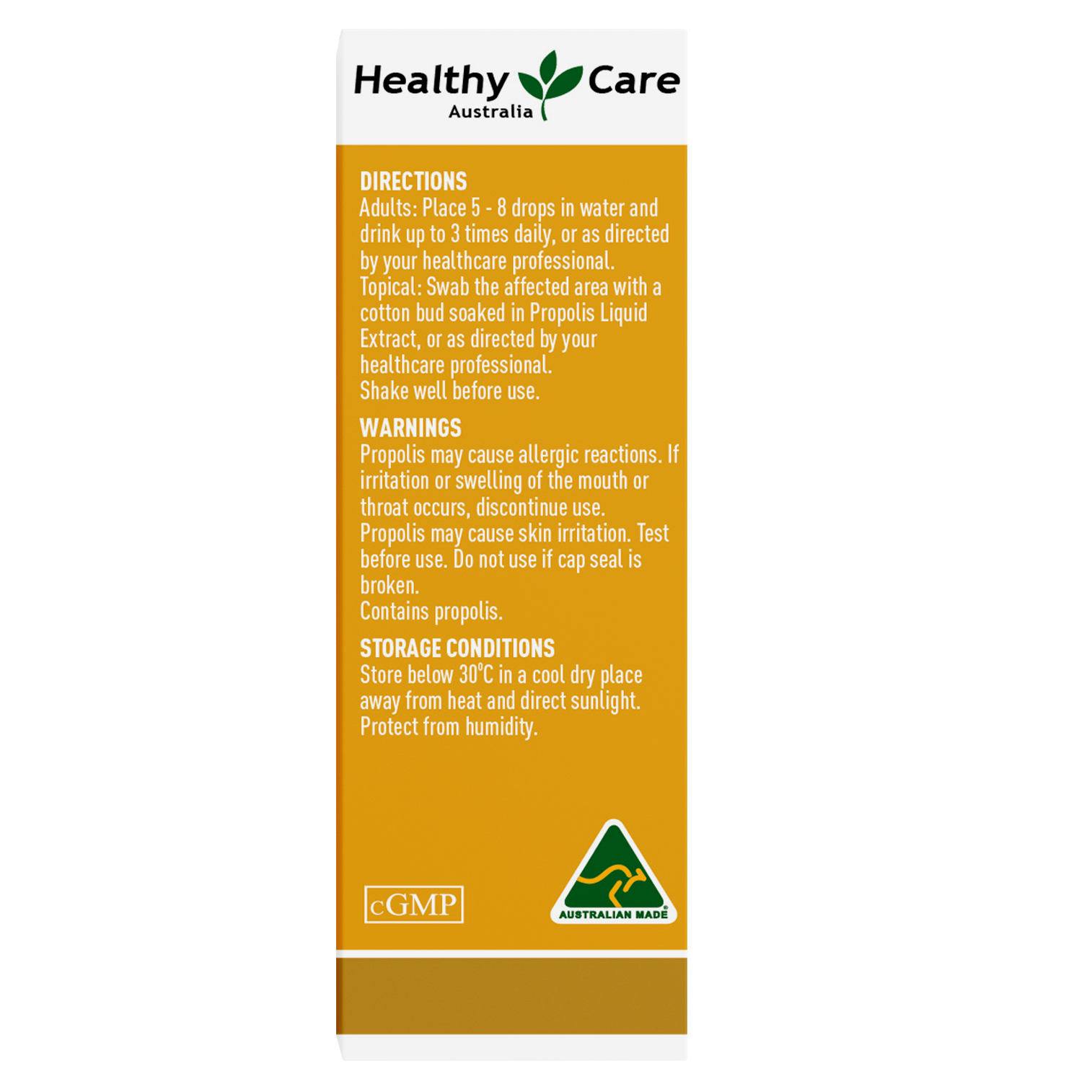 Ekstrak Cecair Propolis Tanpa Alkohol