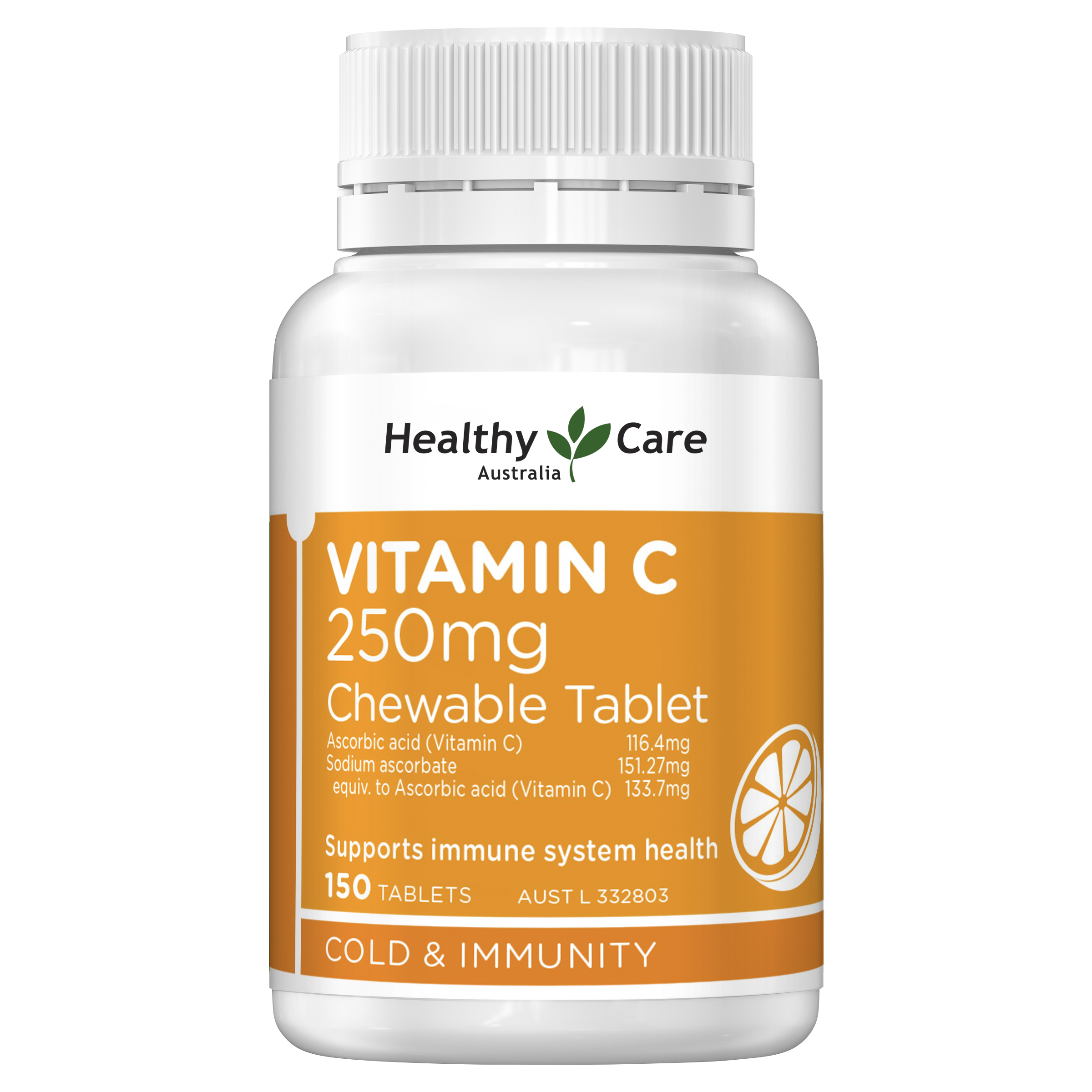 Healthy Care Vitamin C 250mg 150 Tablets