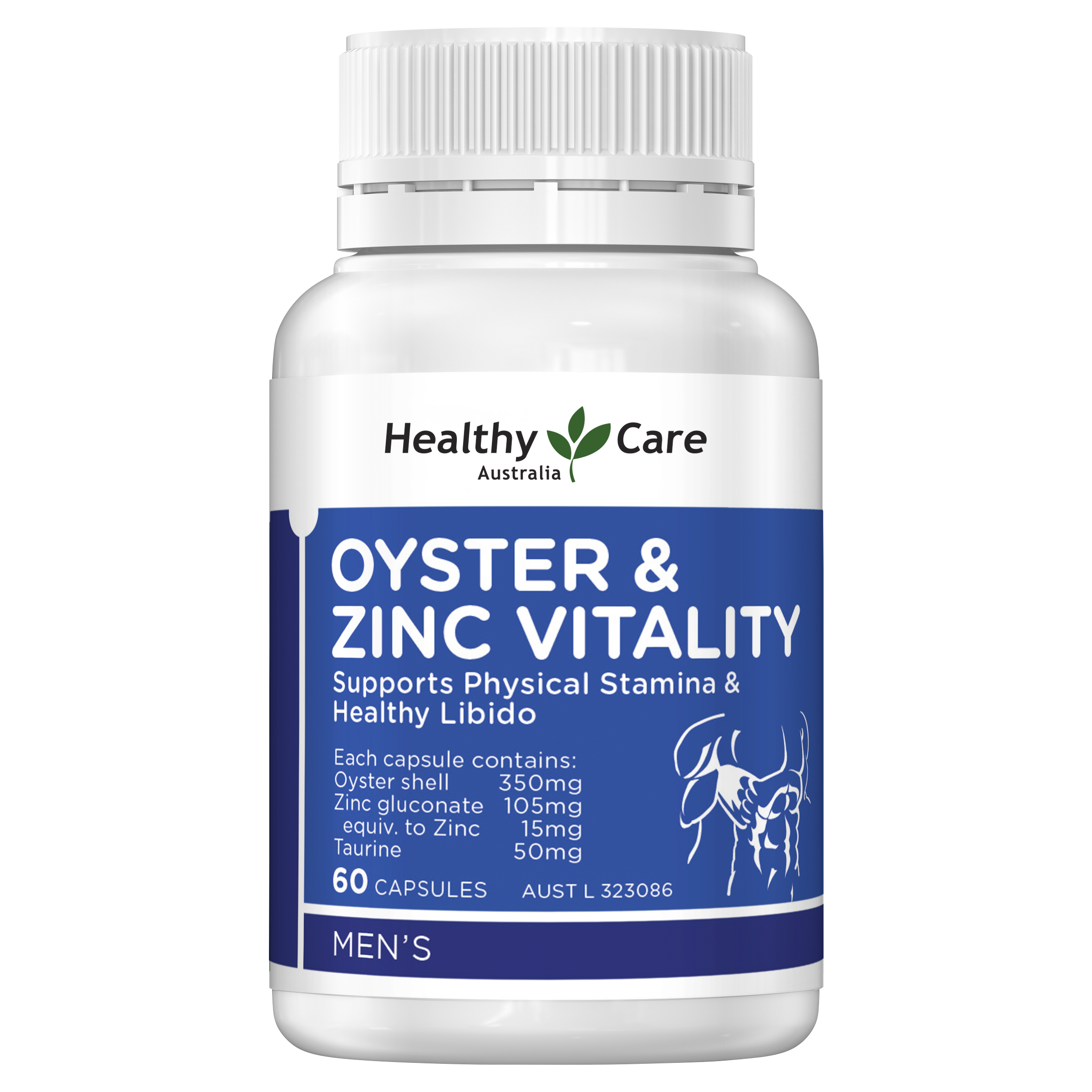 Healthy Care Oyster & Zinc Vitality 60 Capsules