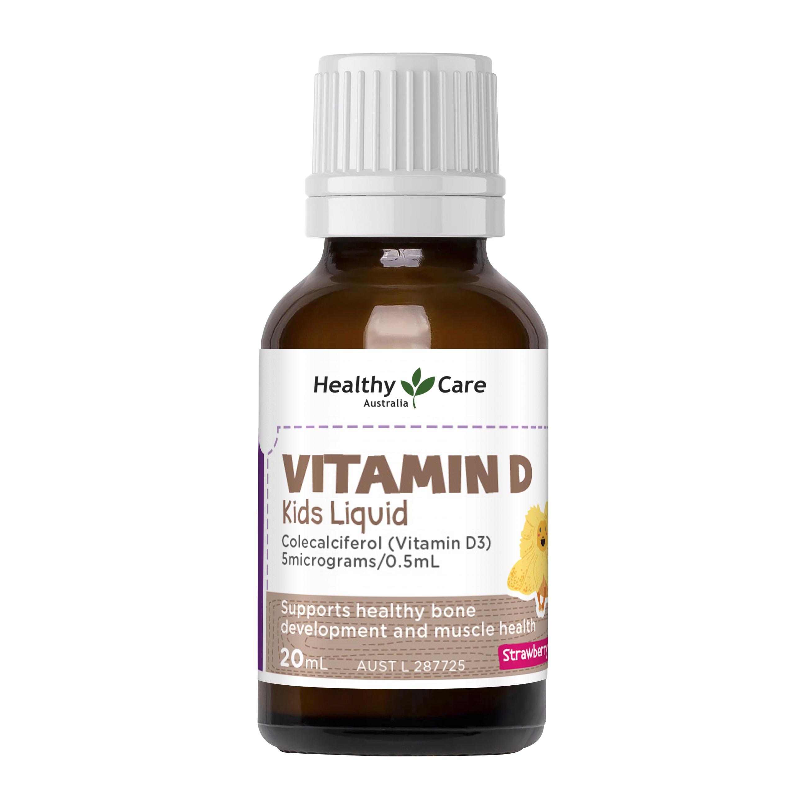 Healthy Care Vitamin D Kids Liquid 20mL - Healthy Care Australia