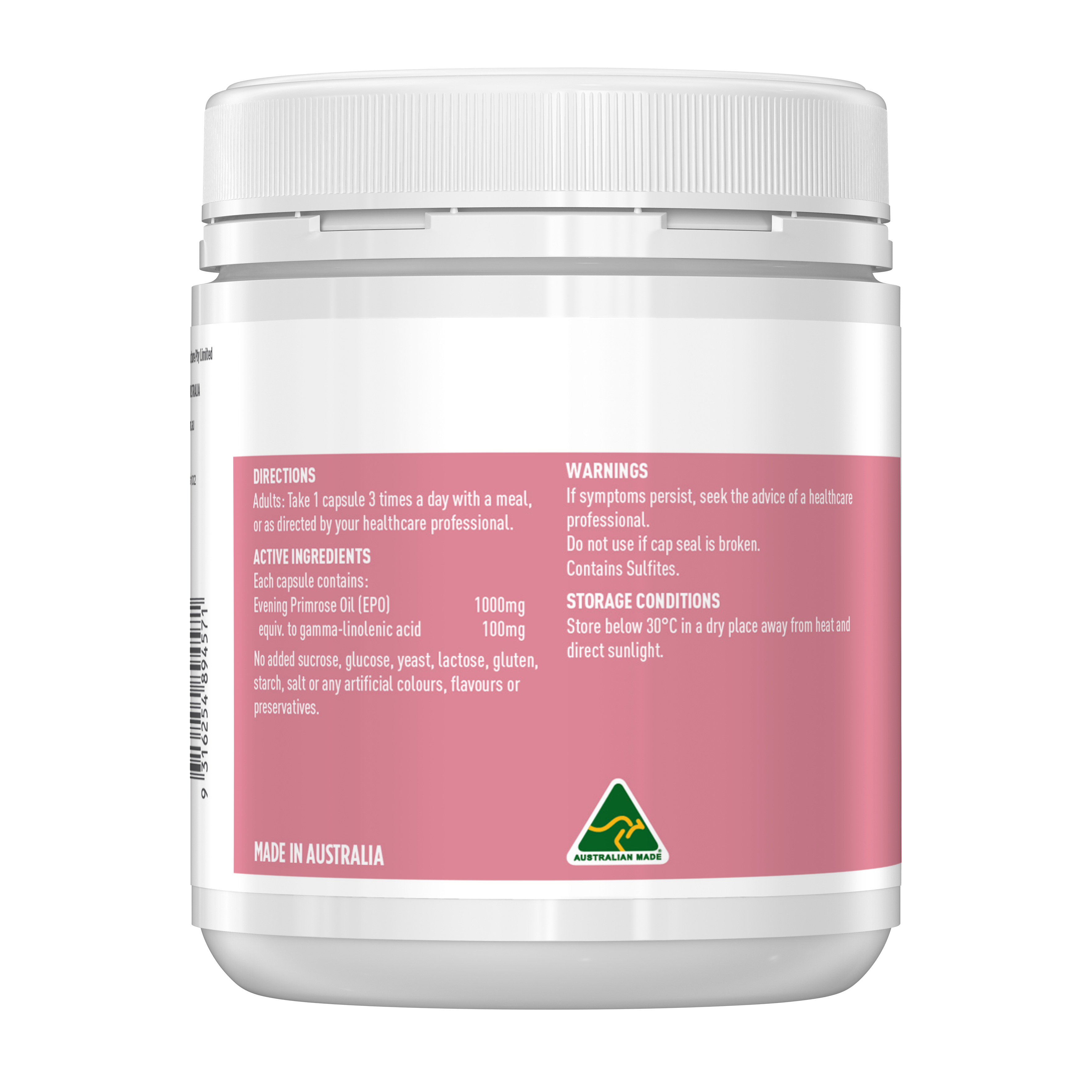Minyak Evening Primrose 1000mg 200 Kapsul