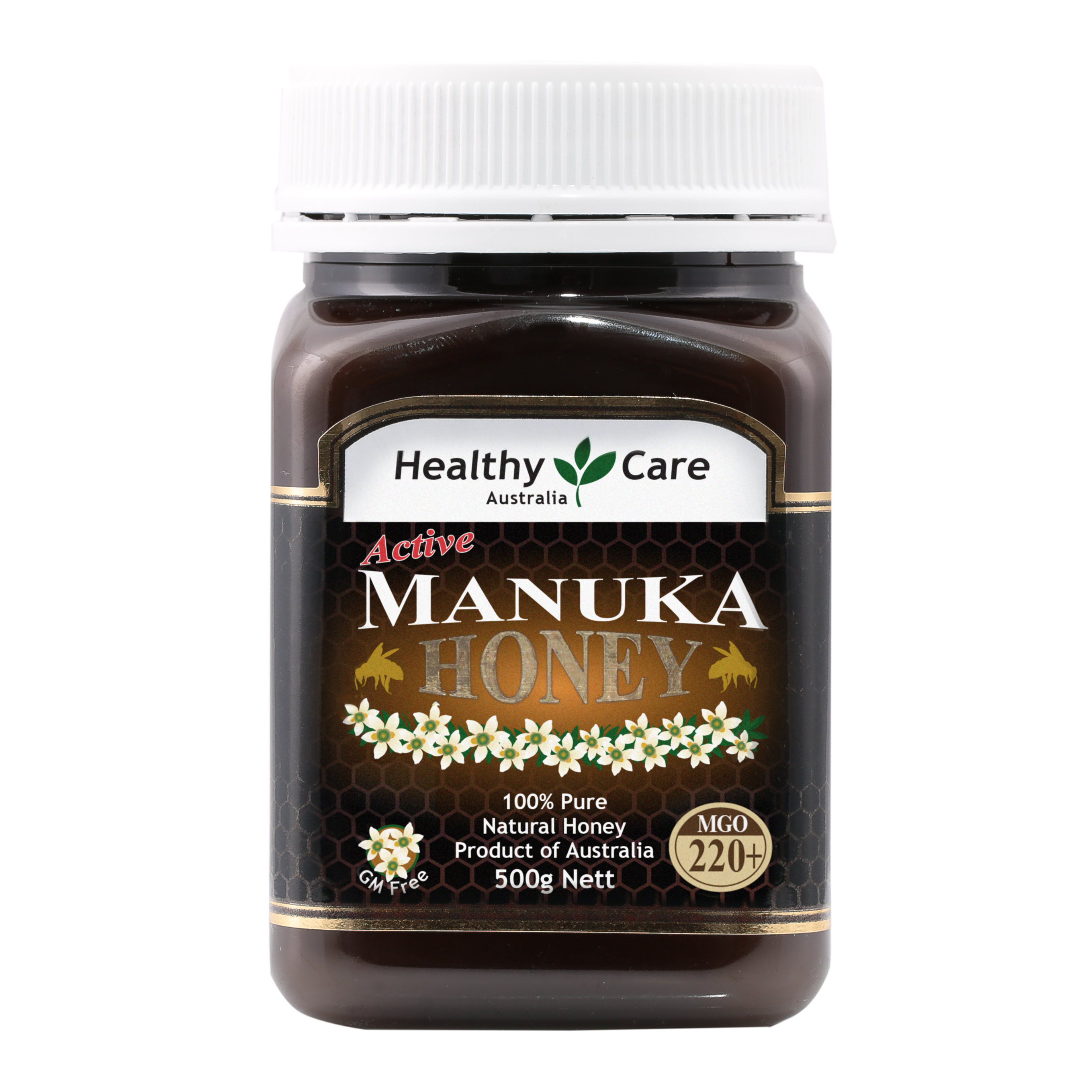 Healthy Care Manuka Honey MGO 220+ 12+ 500g - Healthy Care Australia
