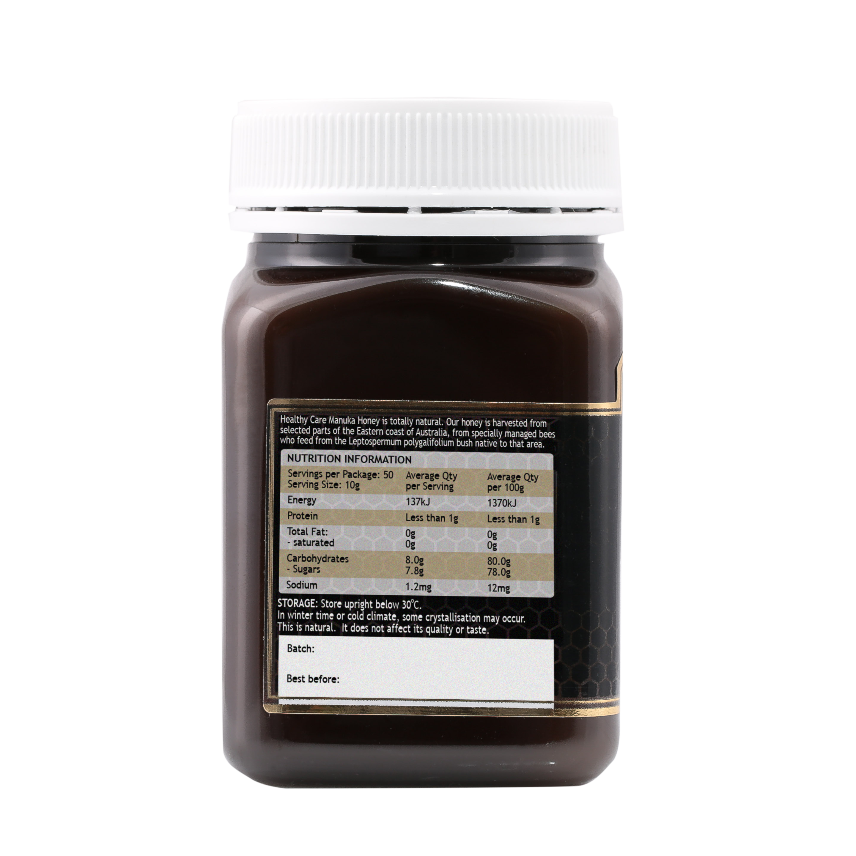 Healthy Care Manuka Honey MGO 220+ 12+ 500g - Healthy Care Australia