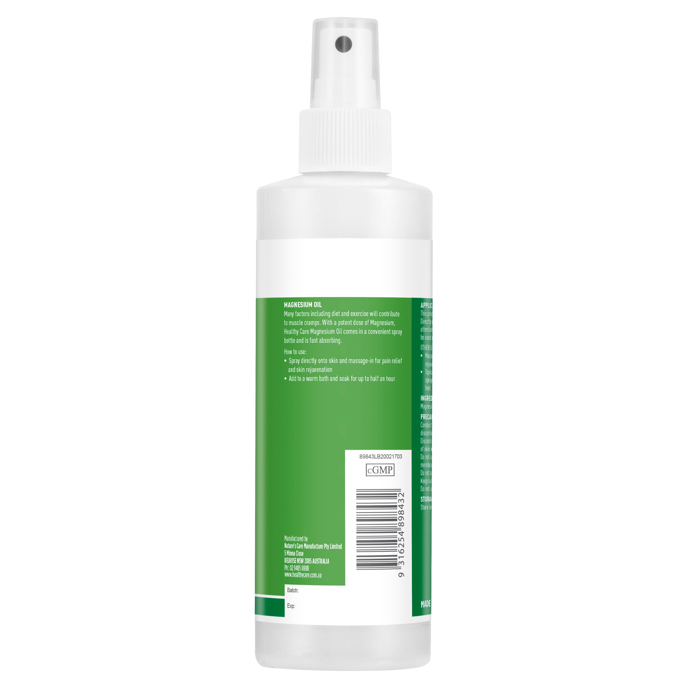 Healthy Care Magnesium Oil 250mL