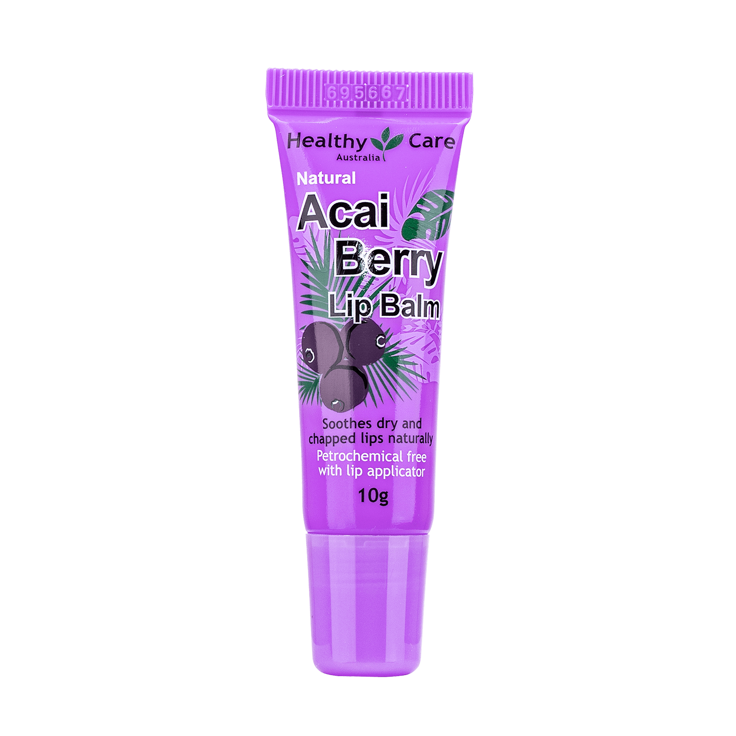 Natural Acai Lip Balm 10g-Lotion & Moisturizer-Healthy Care Australia