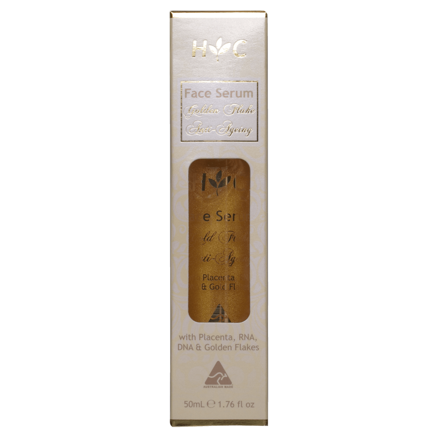 Anti-Ageing Gold Flake Face Serum 50ml-Skin Care Masks & Peels-Healthy Care Australia