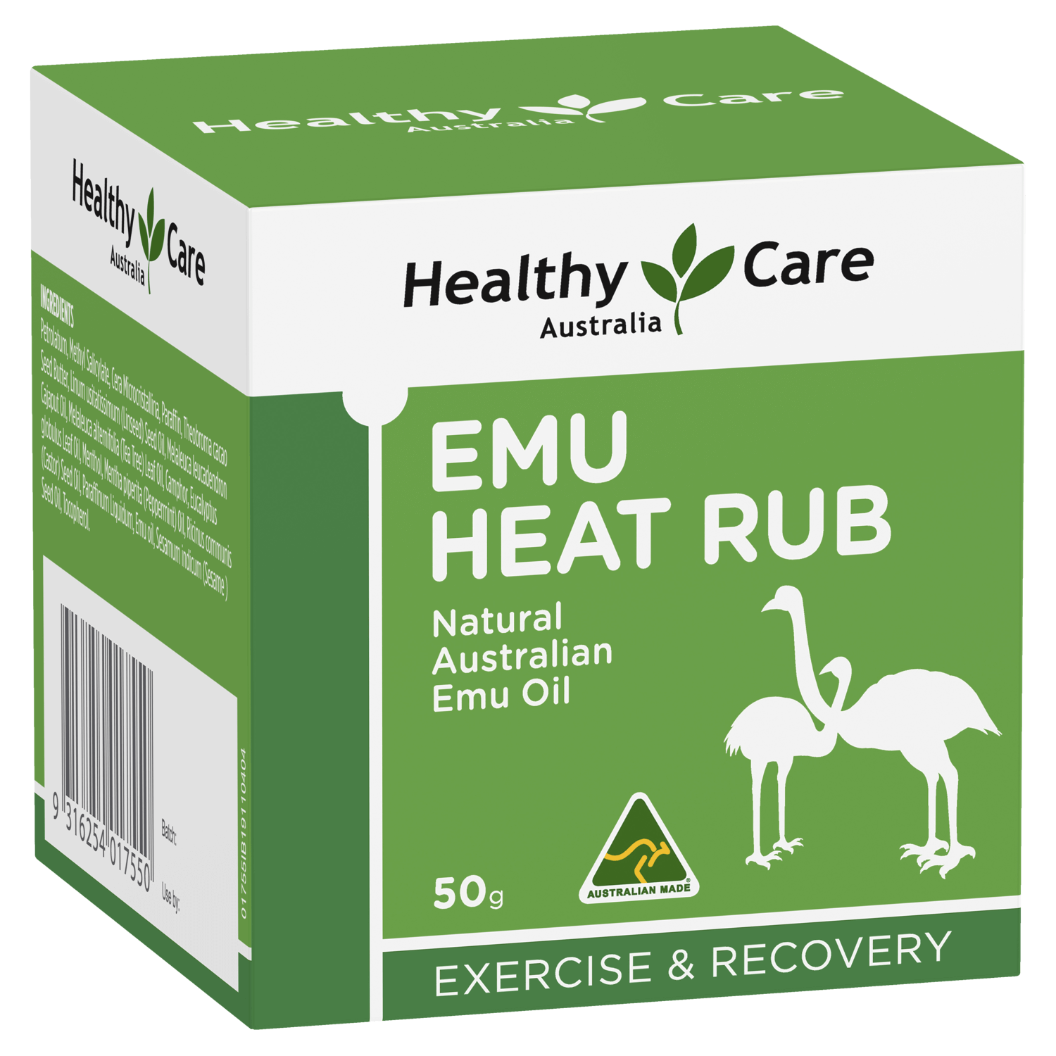 Emu Heat Rub 50g (Box Packaging)-Vitamins & Supplements-Healthy Care Australia