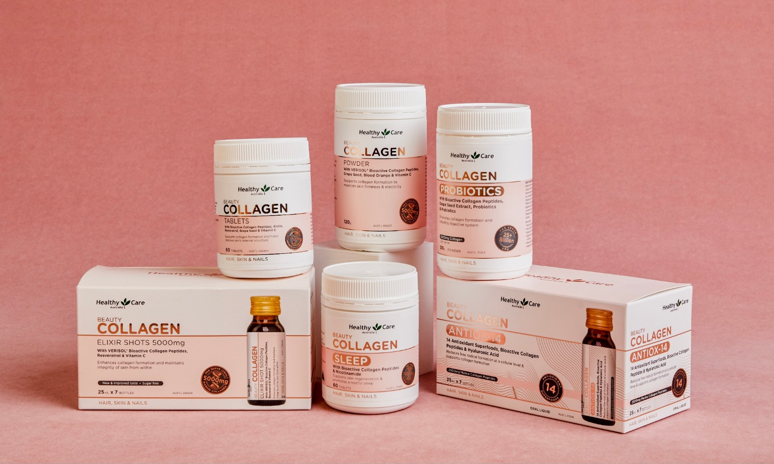 Healthy Care Australia's Collagen Productss