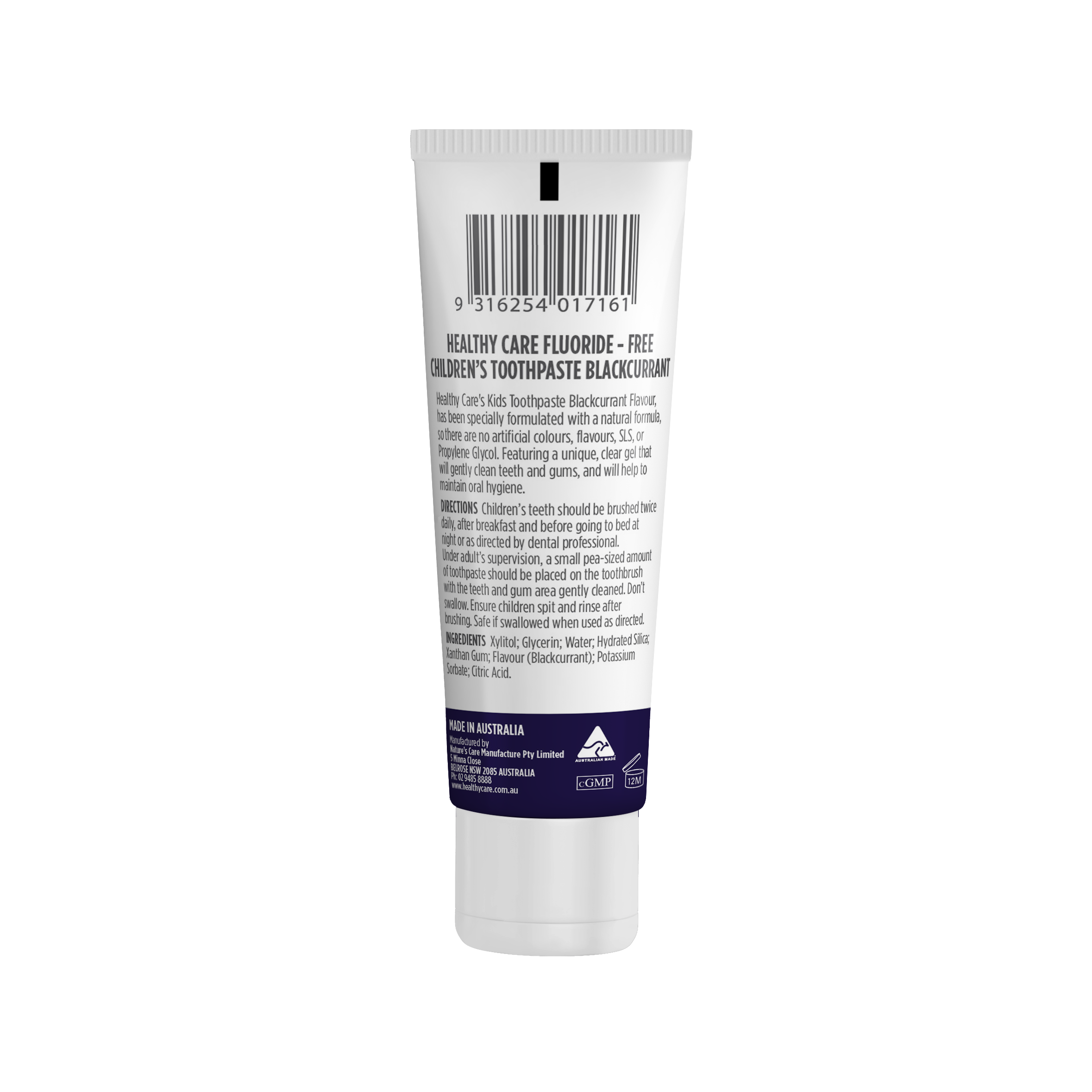 Healthy Care Kids Toothpaste 50g Blackcurrant