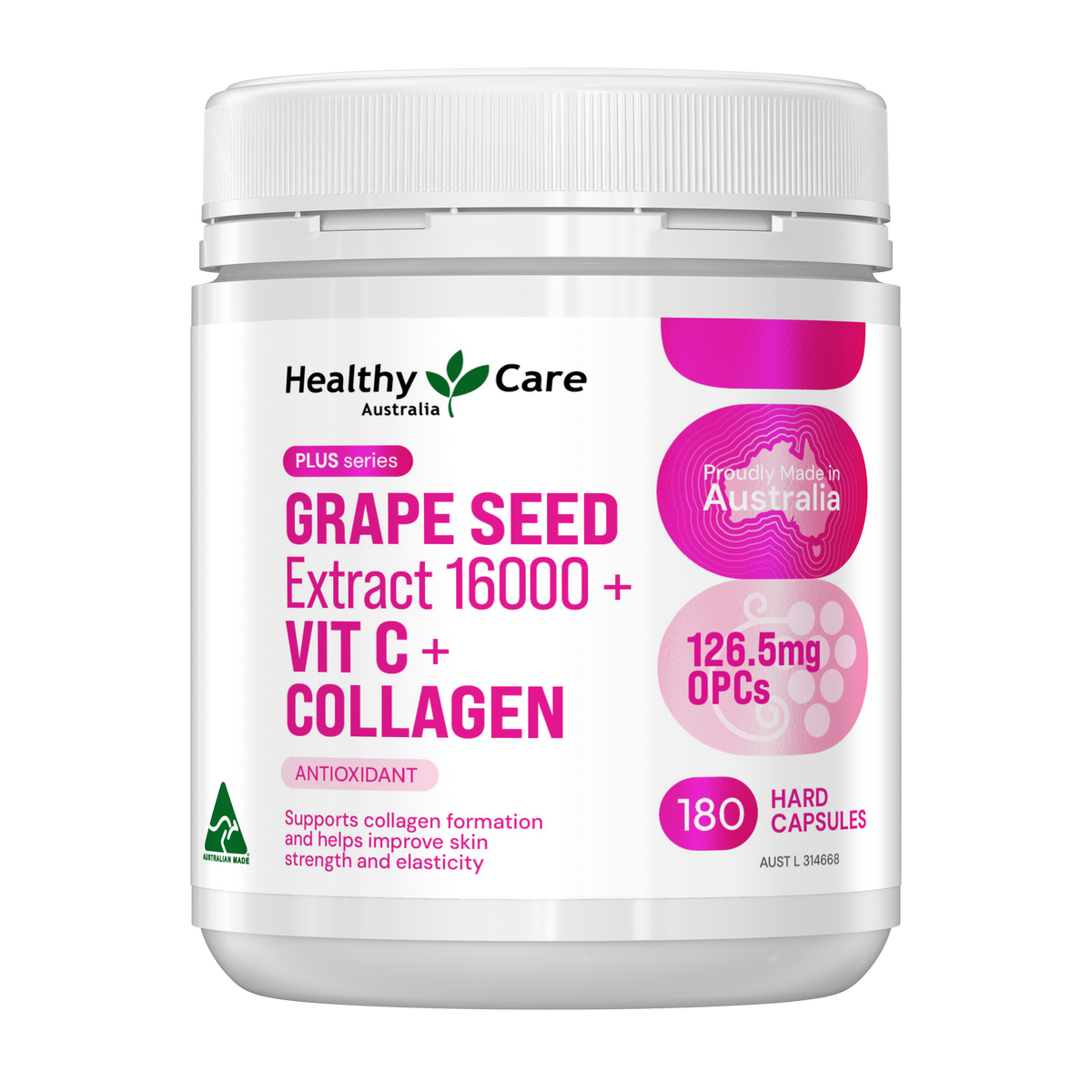 health and naturals glutathione collagen vit.c vit.e and grapeseed review Healthy Care Plus Extract 16000 + Vit C + 180 Capsules bpc-157 gut healing reddit Taille:250 grammes (8,8 onces) skincare ingredients