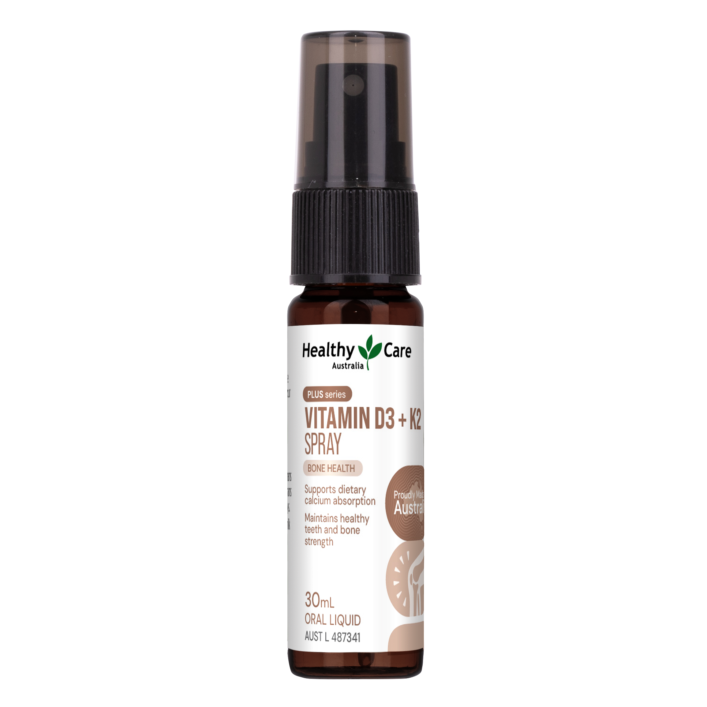 Healthy Care Plus Vitamin D3 + K2 Spray 30ml