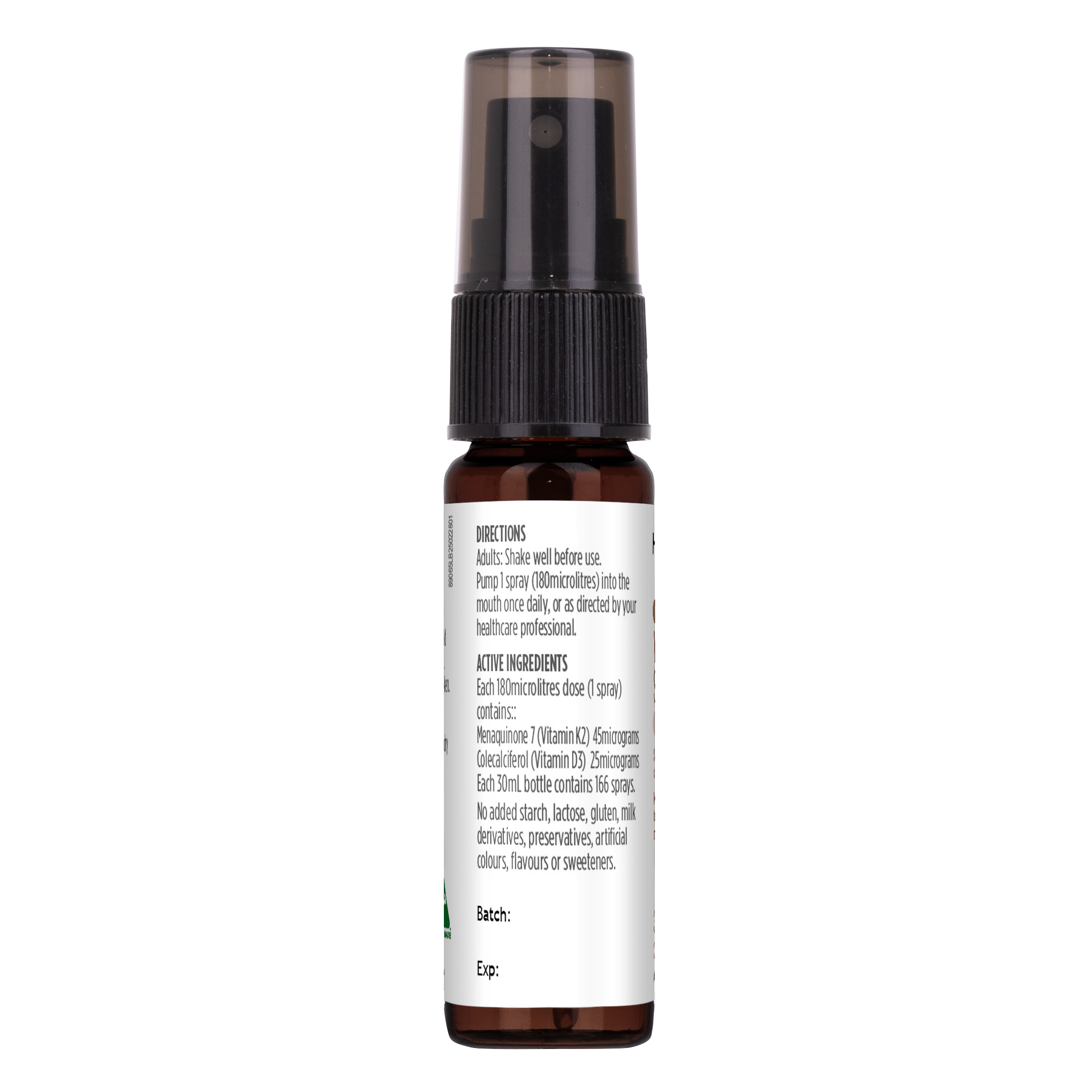 Healthy Care Plus Vitamin D3 + K2 Spray 30ml