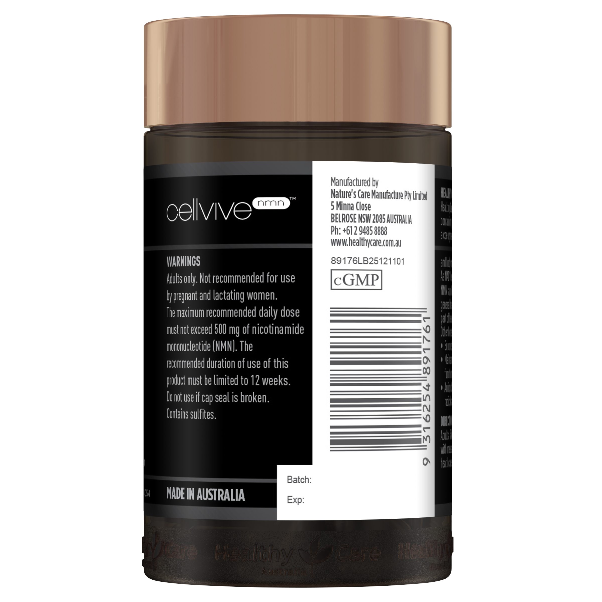 NMN 250mg  60 Hard Capsules