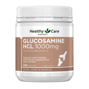 Healthy Care Glucosamine HCL 1000mg - 200 Capsules