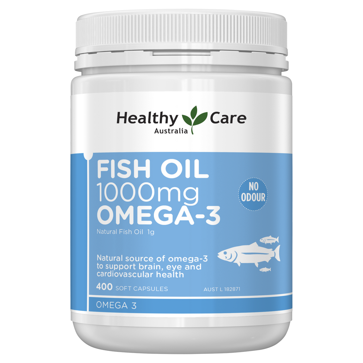 Healthy Care Fish Oil 1000mg Omega-3 400 capsules