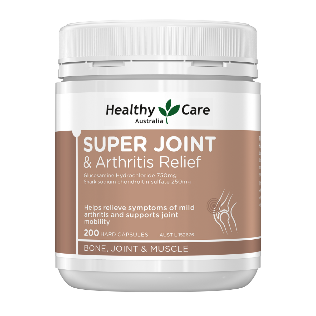 Healthy Care Super Joint & Arthritis Relief - 200 Capsules