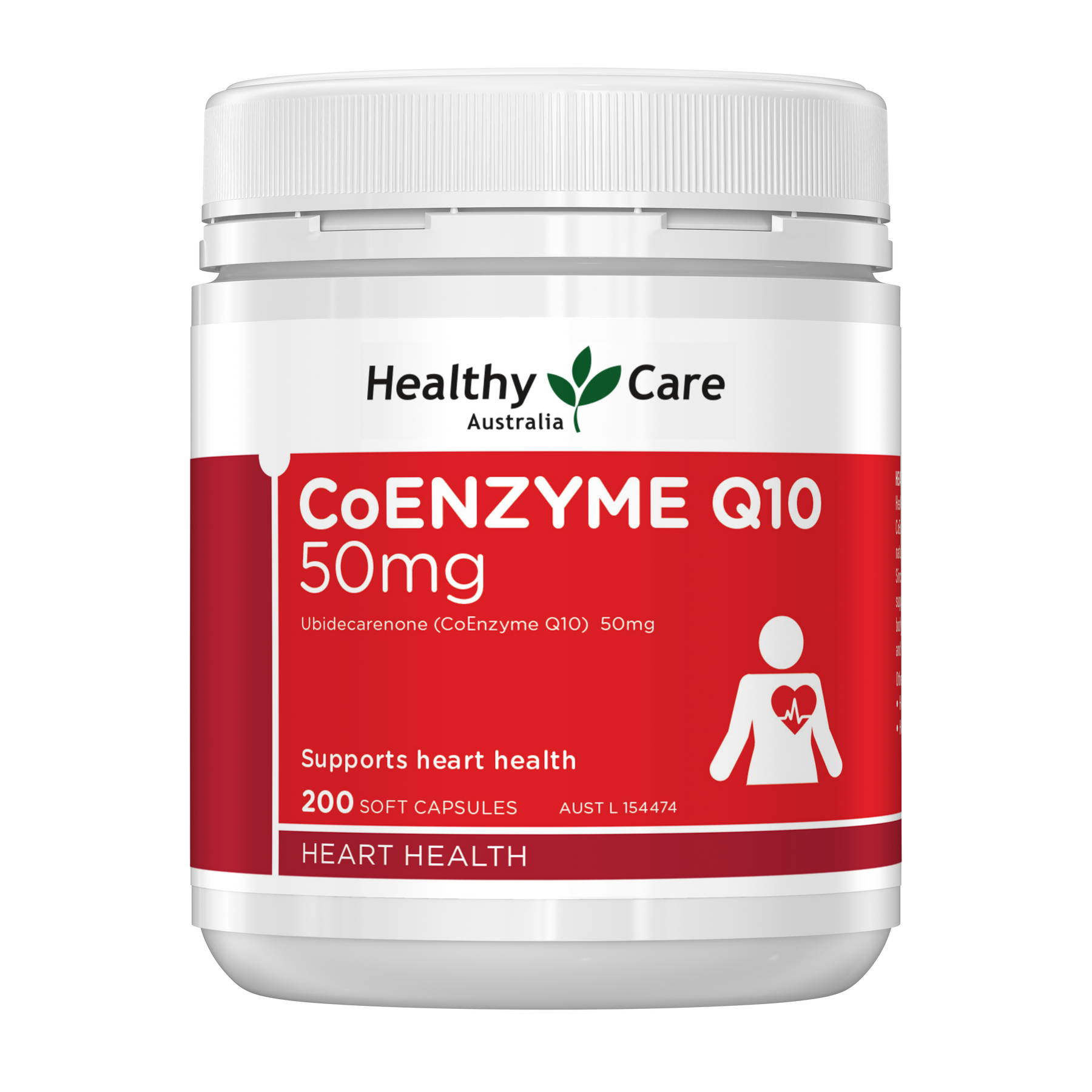 Healthy Care CoEnzyme Q10 50mg 200 Capsules