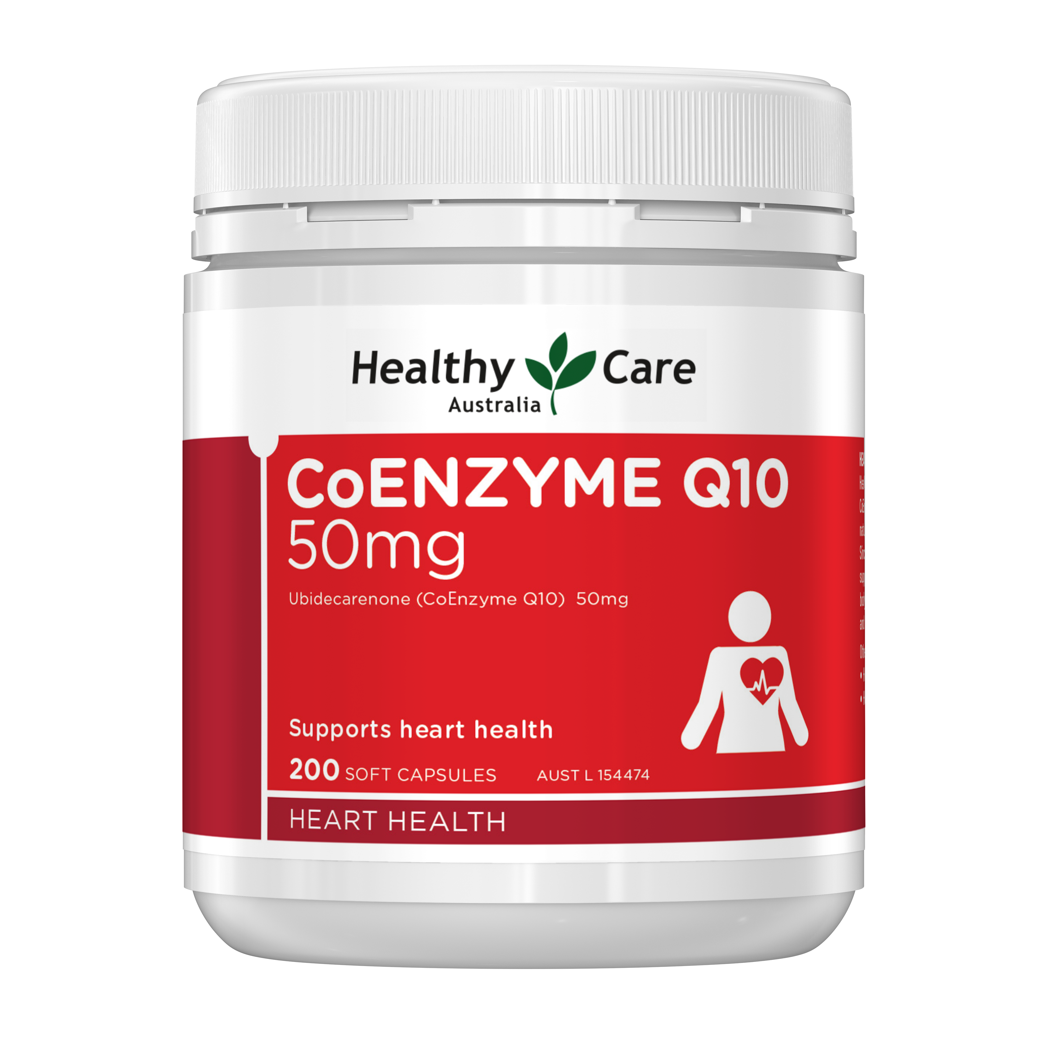 Healthy Care CoEnzyme Q10 50mg 200 Capsules