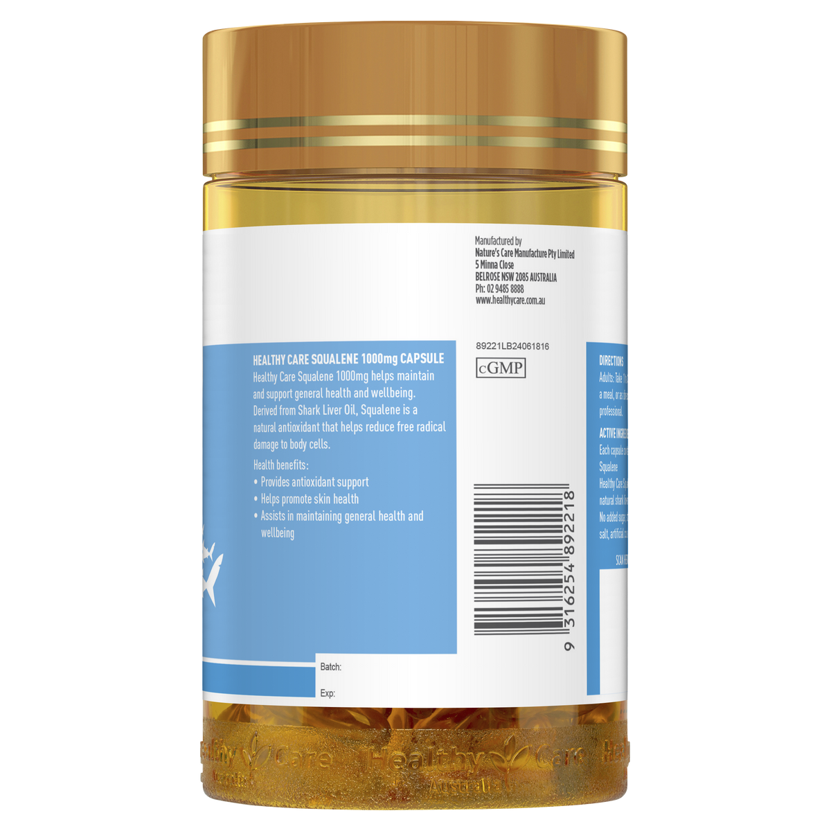 Squalene 1000mg 200 Kapsul