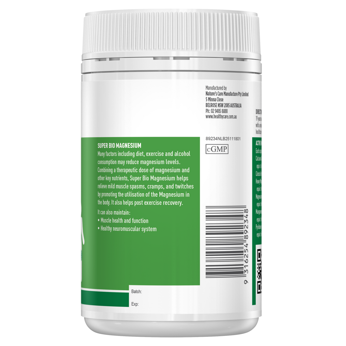 Super Bio Magnesium 100 Kapsul