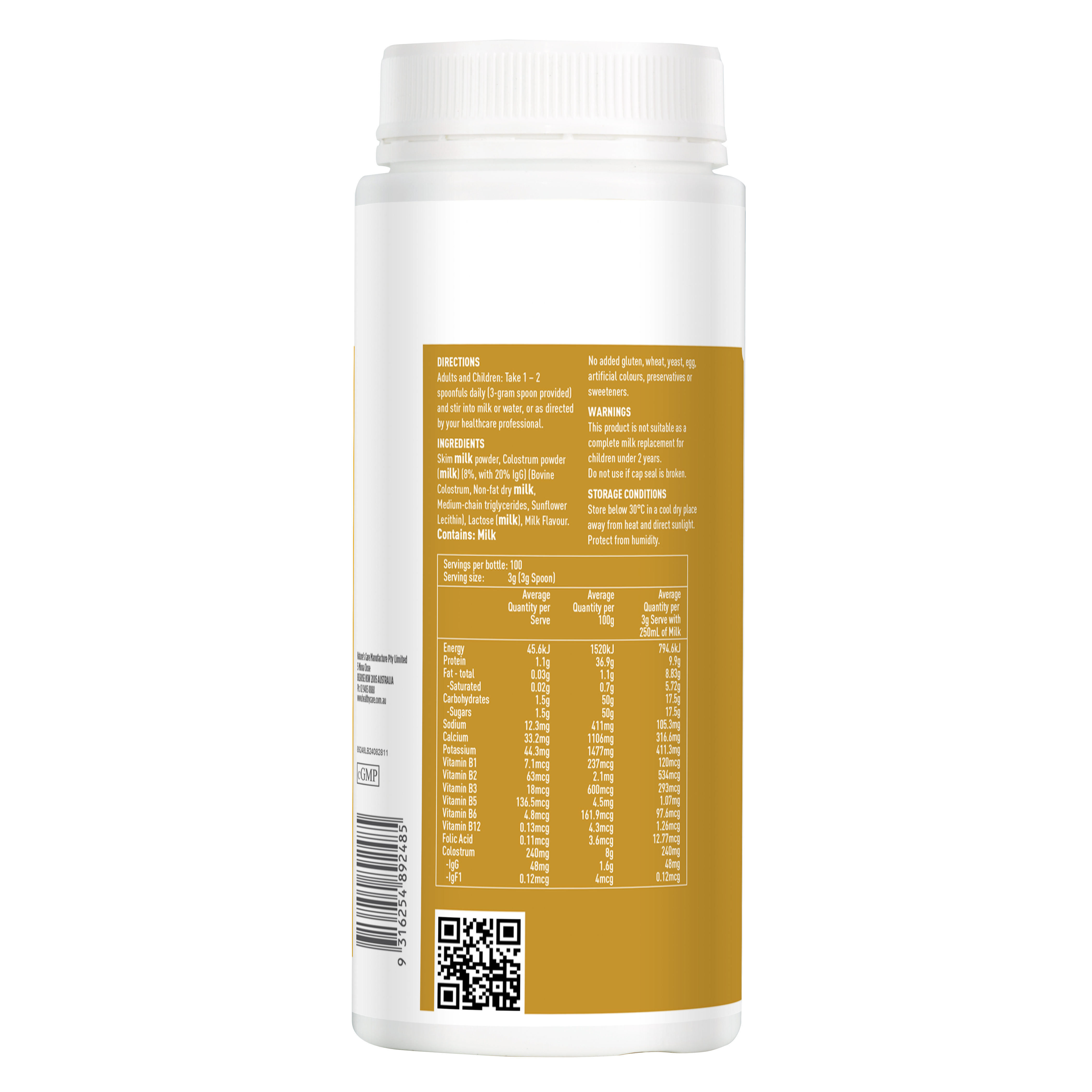 Healthy Care Colostrum Milk Powder - 300g