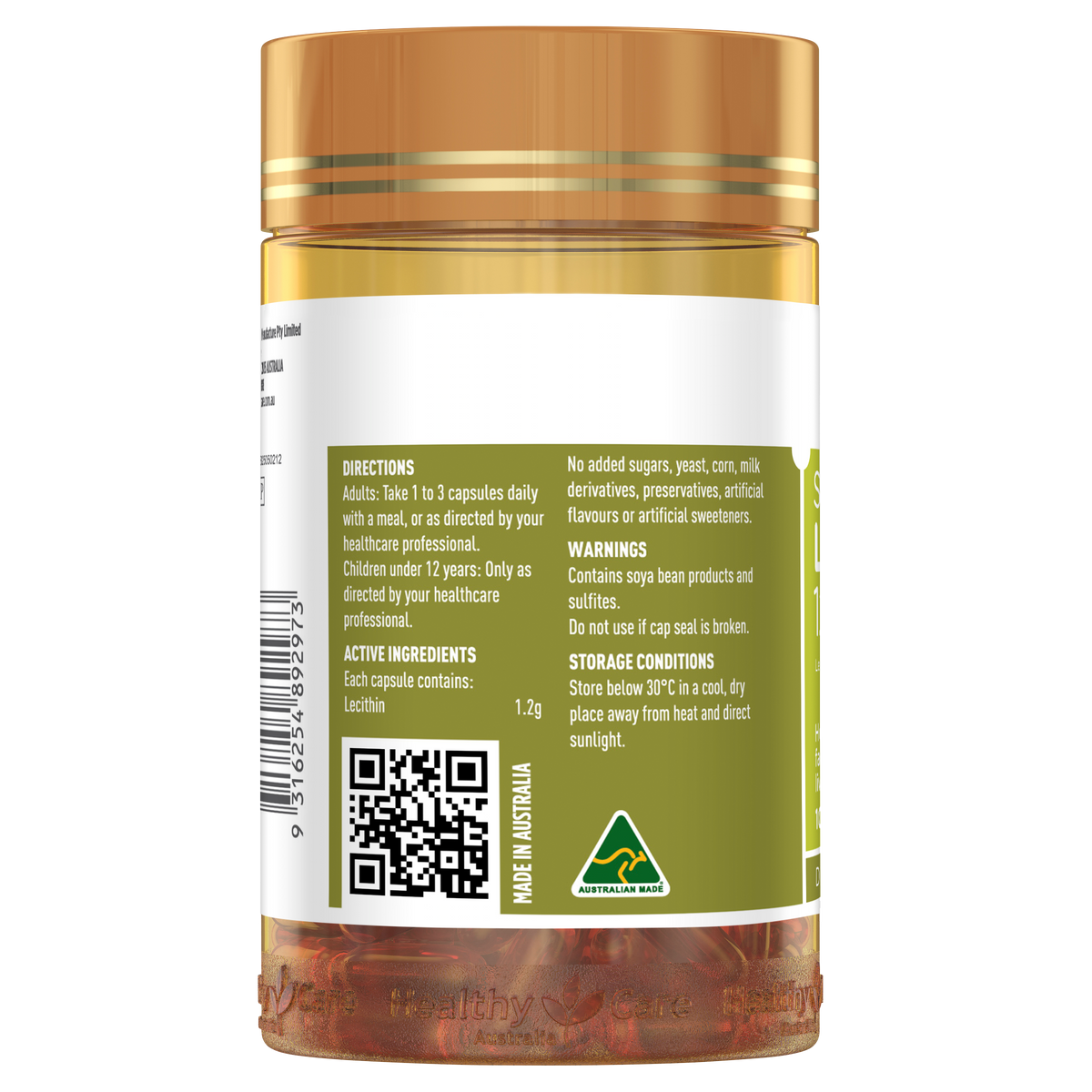 Super Lecithin 1200mg 100 Kapsul