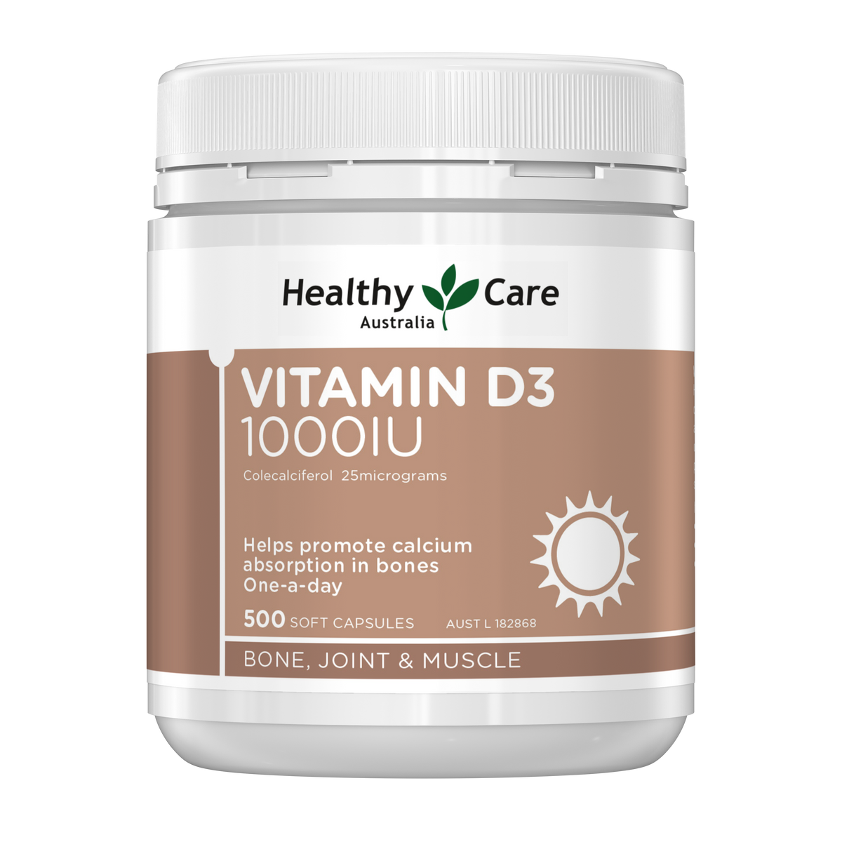 Vitamin D3 1000IU 500 Kapsul