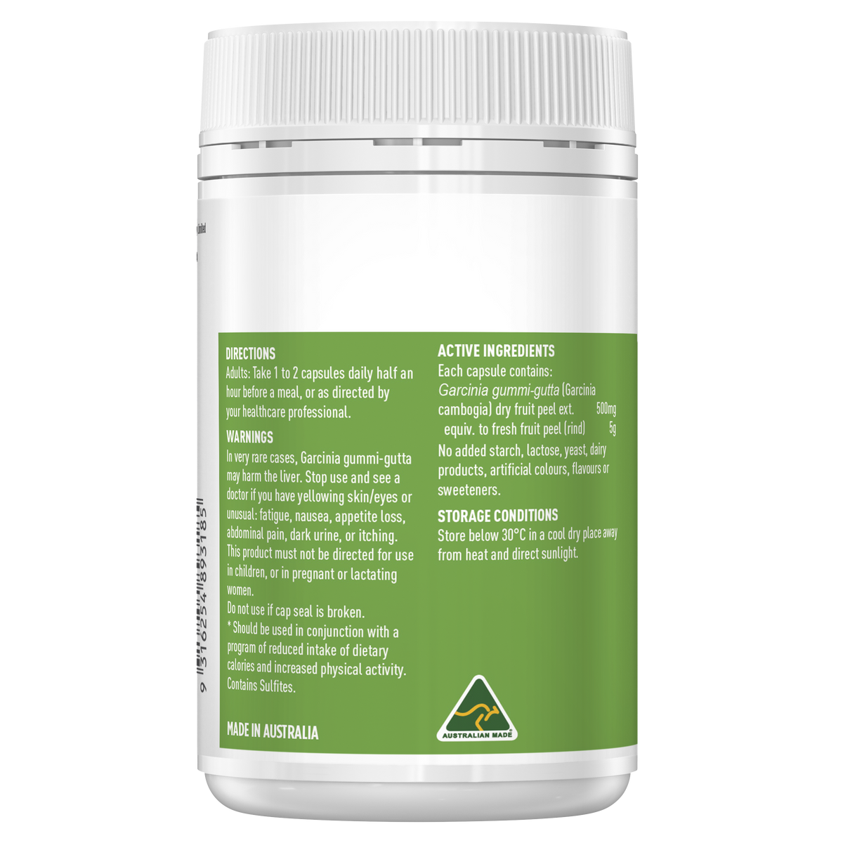 Ultra Strength Garcinia Cambogia 100 Kapsul