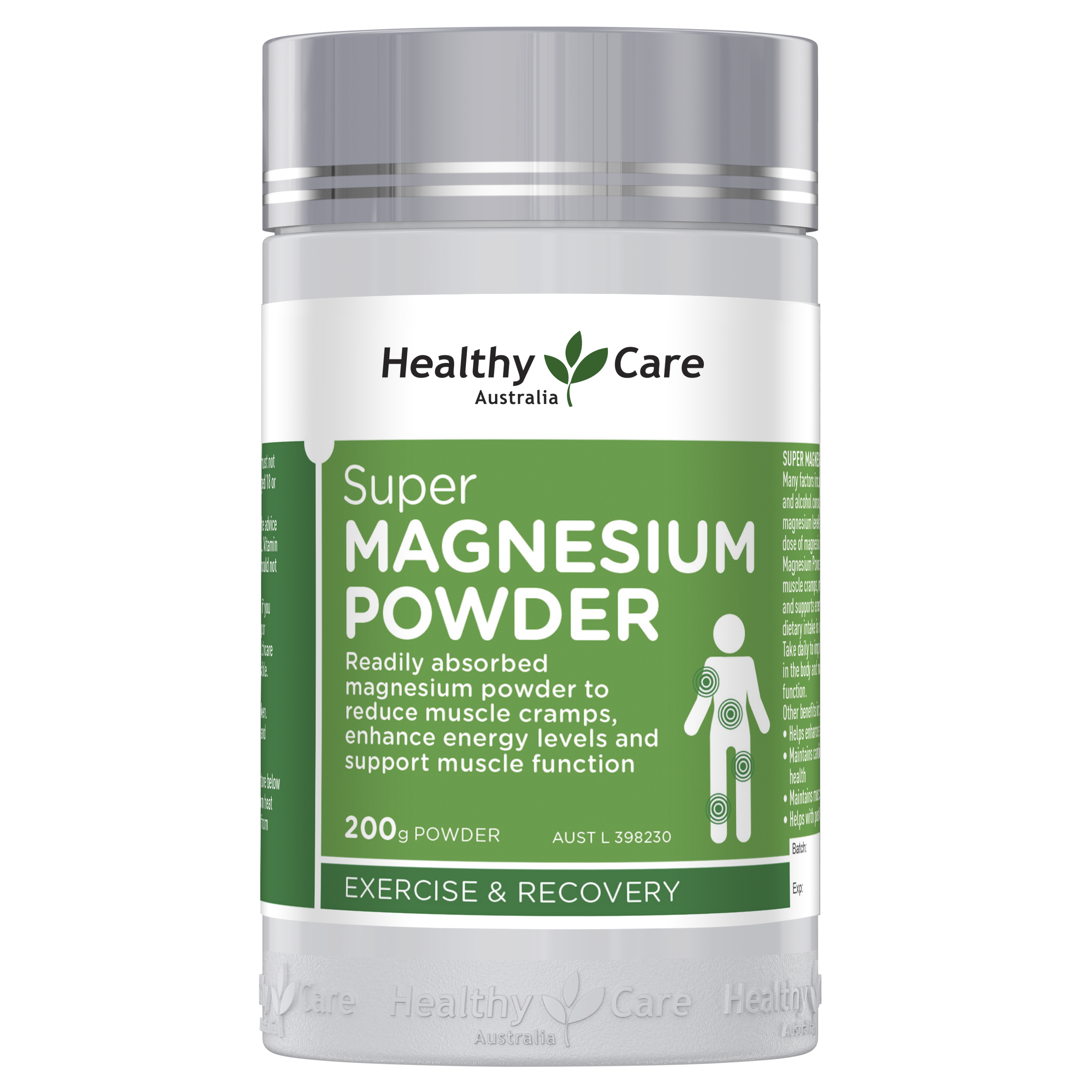 Healthy Care Super Magnesium Powder 200g