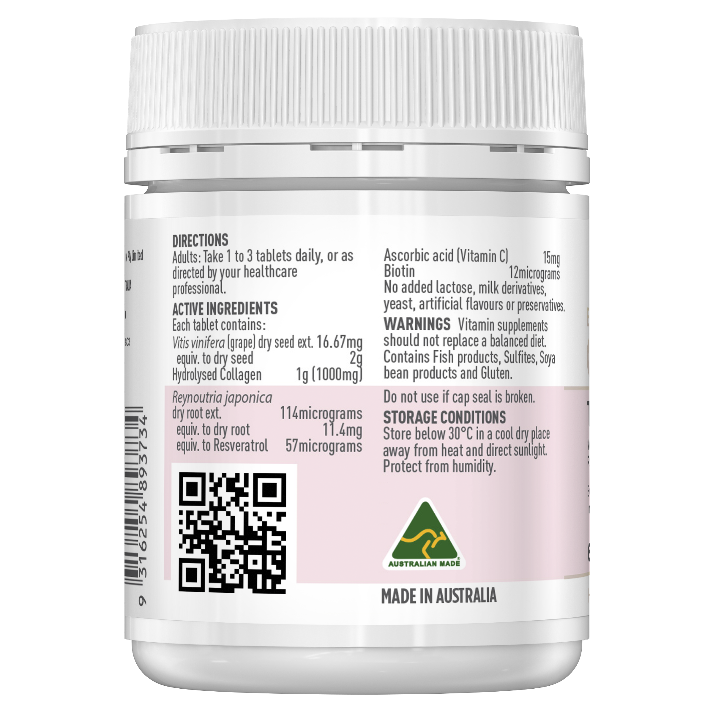 Healthy Care Beauty Collagen 60 Tablets