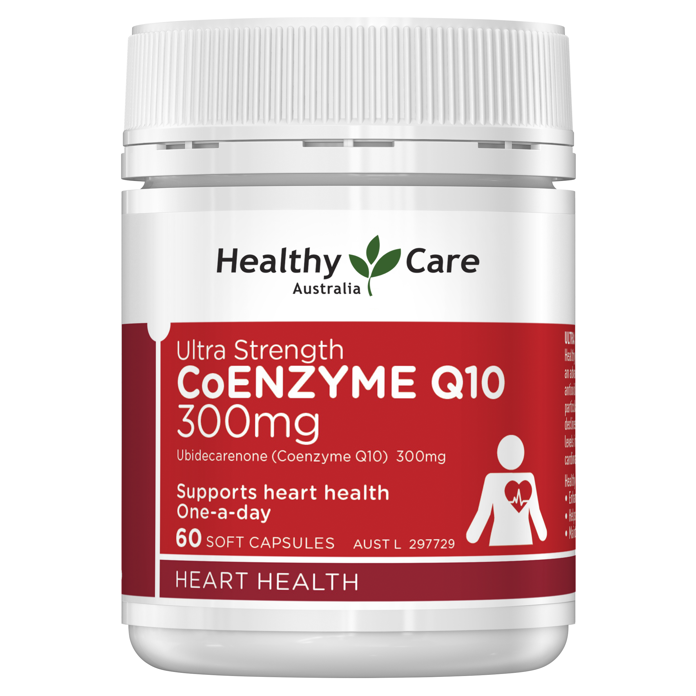 Healthy Care Ultra Strength Co Enzyme Q10 300mg 60 Capsules