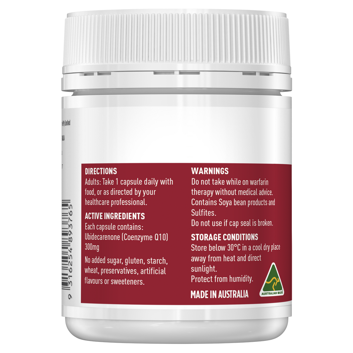 Healthy Care Co Enzyme Q10 300mg 60 Capsules