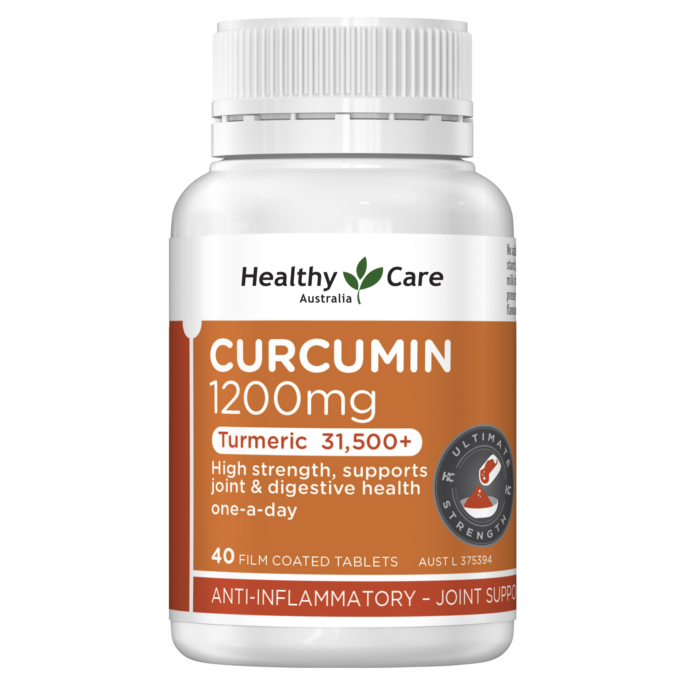 Healthy Care Curcumin 1200mg 40 Tablets