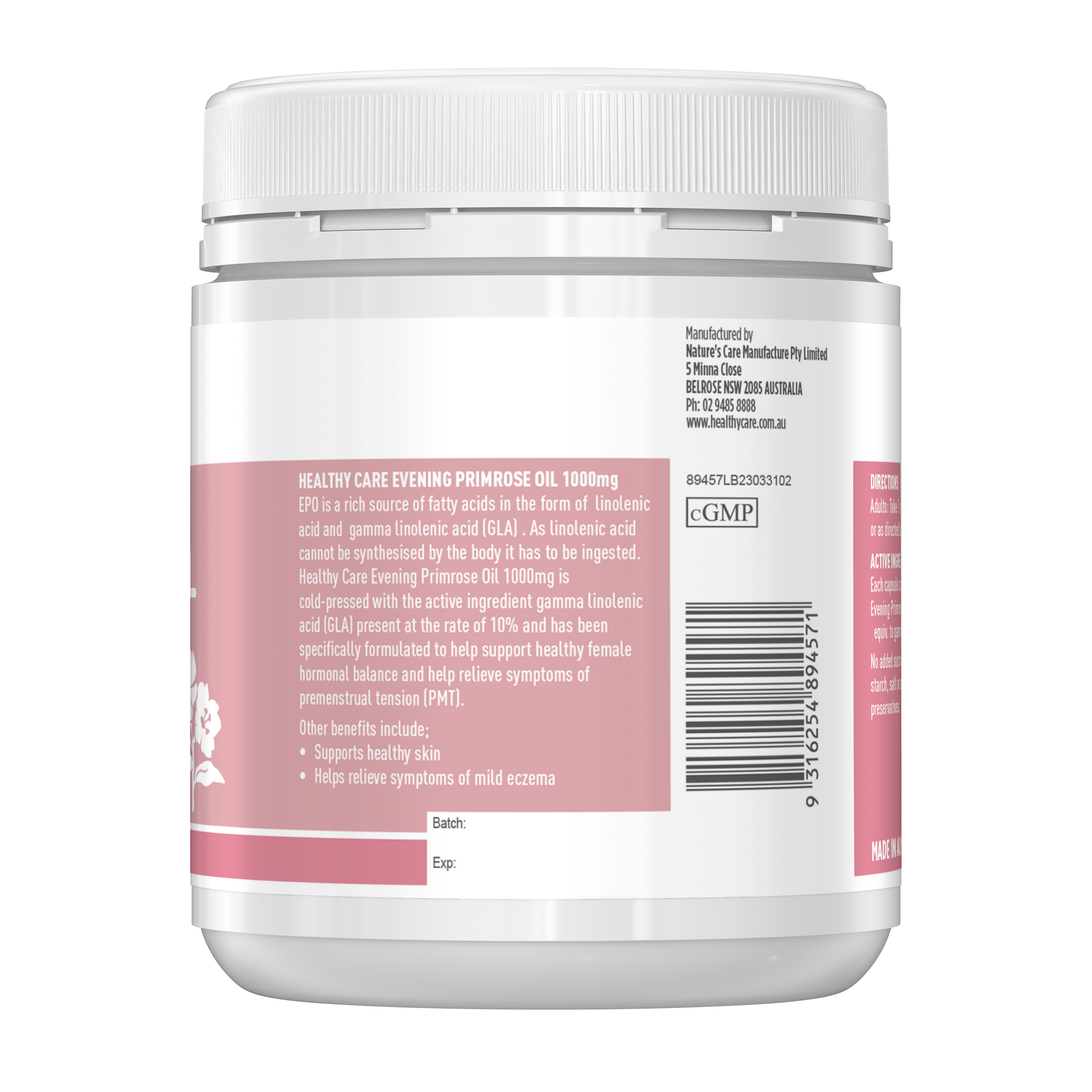 Minyak Evening Primrose 1000mg 200 Kapsul