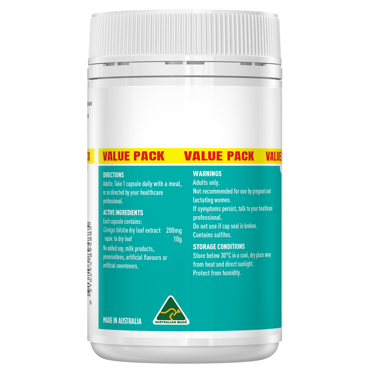 Healthy Care Ginkgo High Strength 10000mg - 150 Hard Capsules