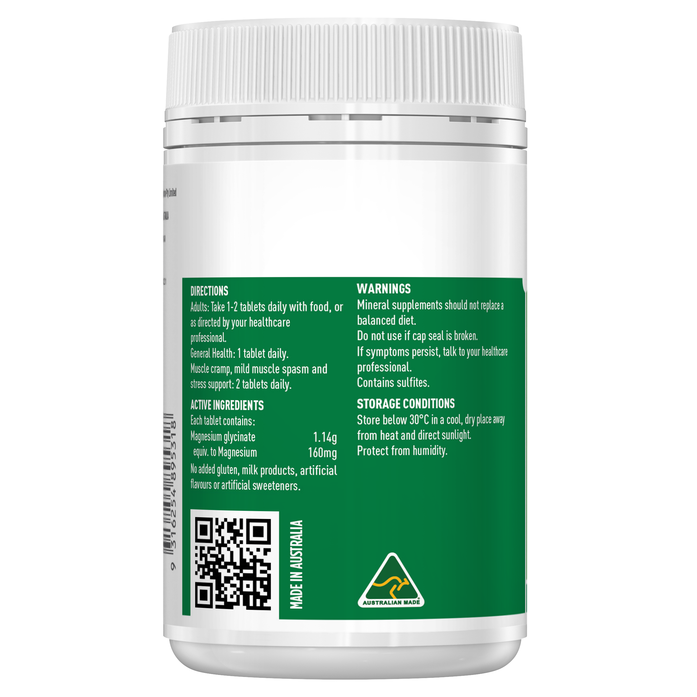 Magnesium Glycinate 120 tables