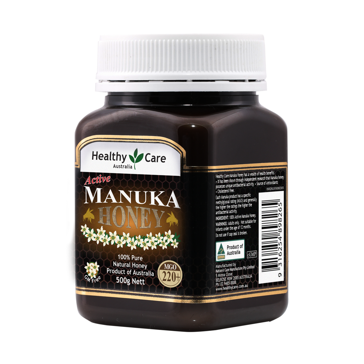 Healthy Care Manuka Honey MGO 220+ 12+ 500g