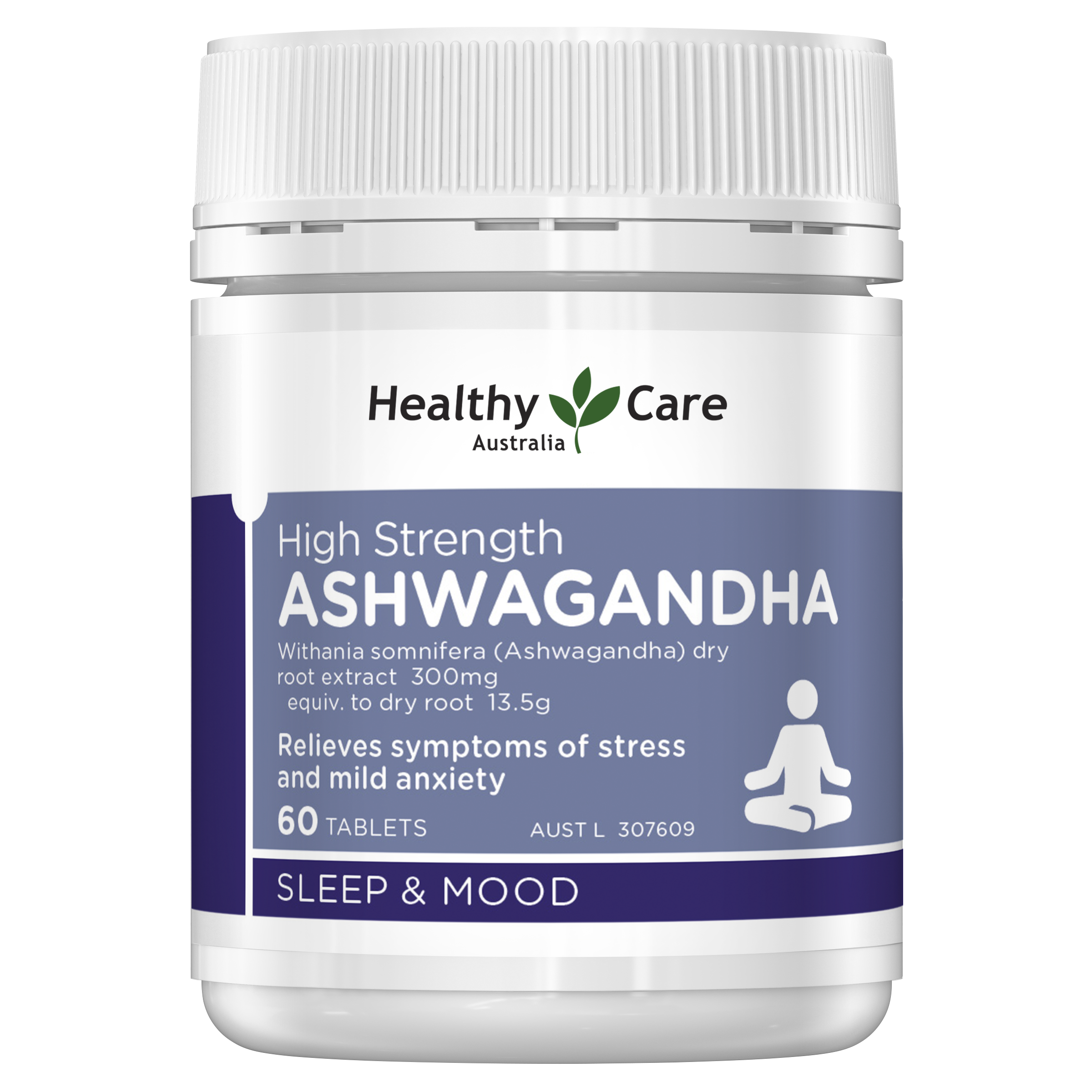 Kekuatan Tinggi Ashwagandha 60 Tablet