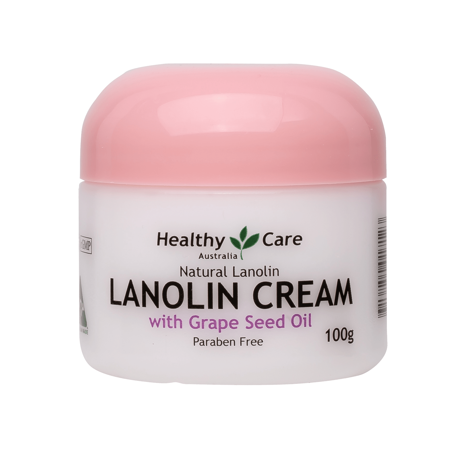 Lanolin Cream with Grape Seed 100g Tub-Lotion & Moisturizer-Healthy Care Australia