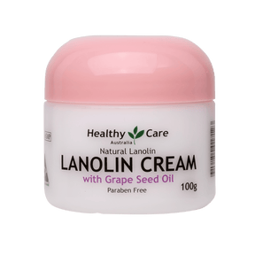 Lanolin Cream with Grape Seed 100g Tub-Lotion & Moisturizer-Healthy Care Australia