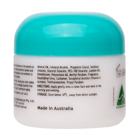 Ingredients, Directions and Storage of 100g Aloe Vera Cream-Lotion & Moisturizer-Healthy Care Australia