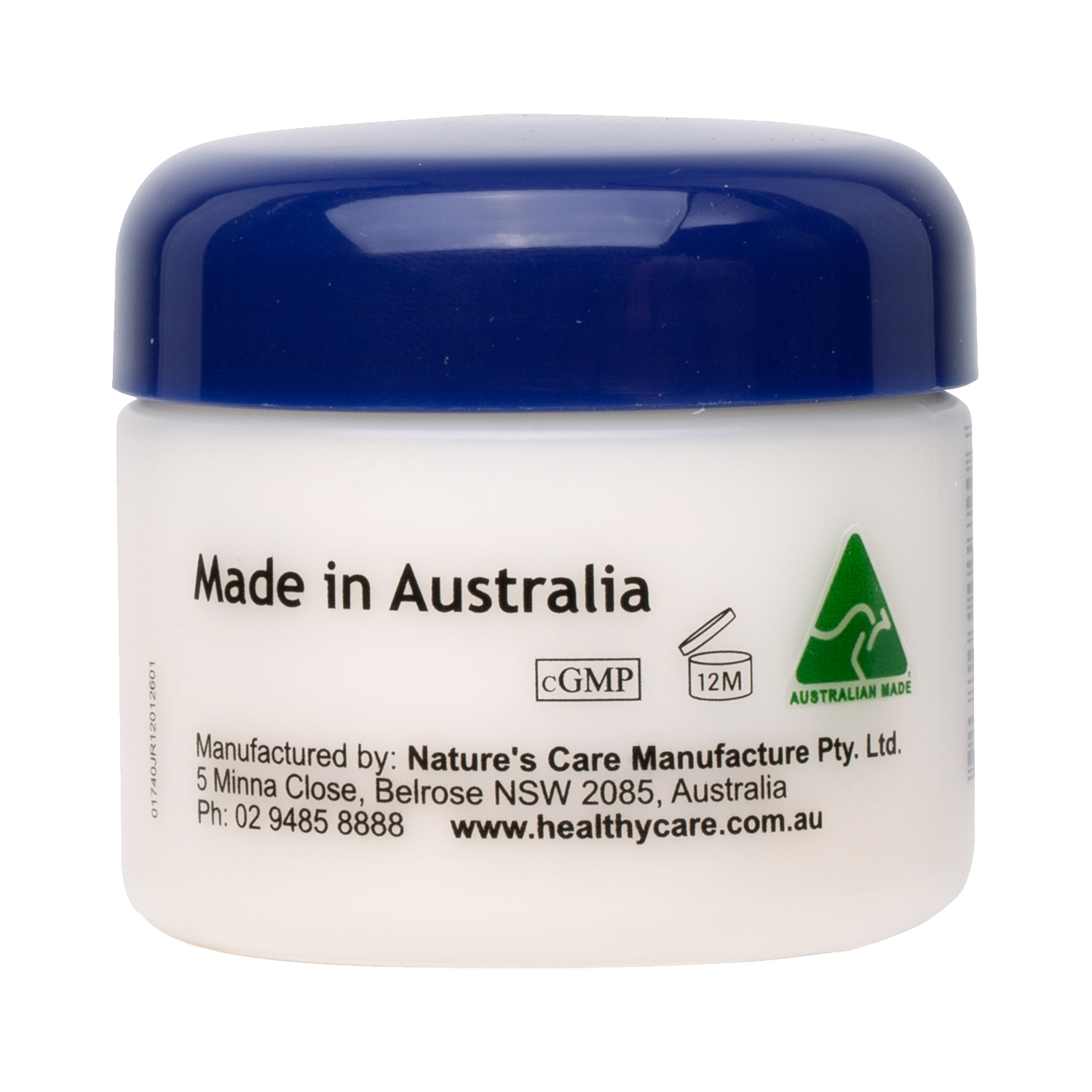 CoQ10 Cream 50g Tub (Back Label)-Lotion & Moisturizer-Healthy Care Australia