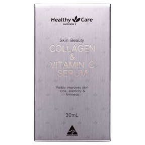 Collagen + Vitamin C Serum 30mL in box packaging-Facial Cleansers-Healthy Care Australia
