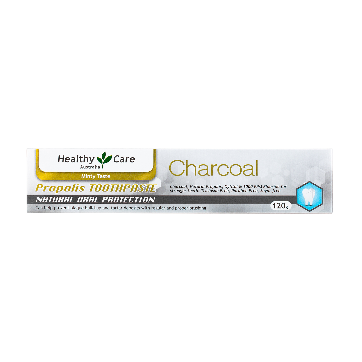 Charcoal Propolis Toothpaste (Helps prevent plaque build-up and tartar deposits)-Healthy Care Australia