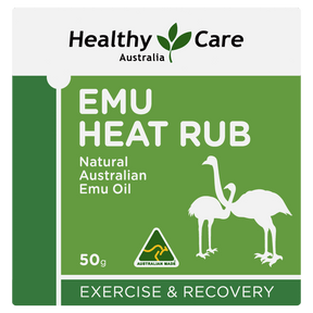 Emu Heat Rub 50g Label-Vitamins & Supplements-Healthy Care Australia